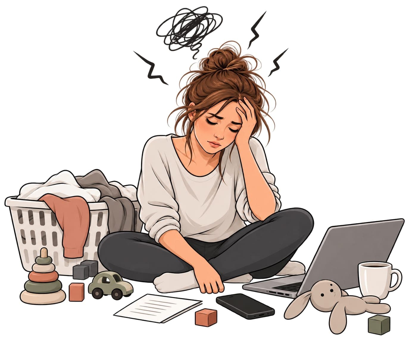 Titelbild zu Webinar "Wenn Mama nicht mehr kann"